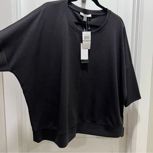NWT Cable & Gauge Super Soft Black Sweatshirt Size 1X